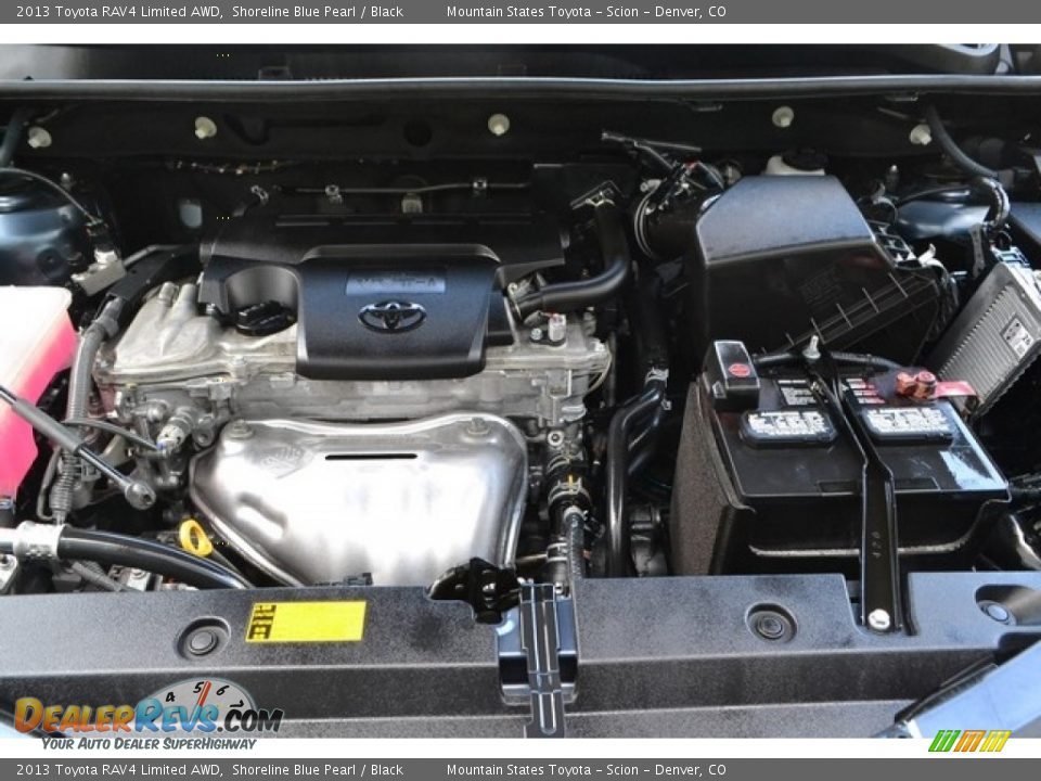 2013 Toyota RAV4 Limited AWD Shoreline Blue Pearl / Black Photo #28
