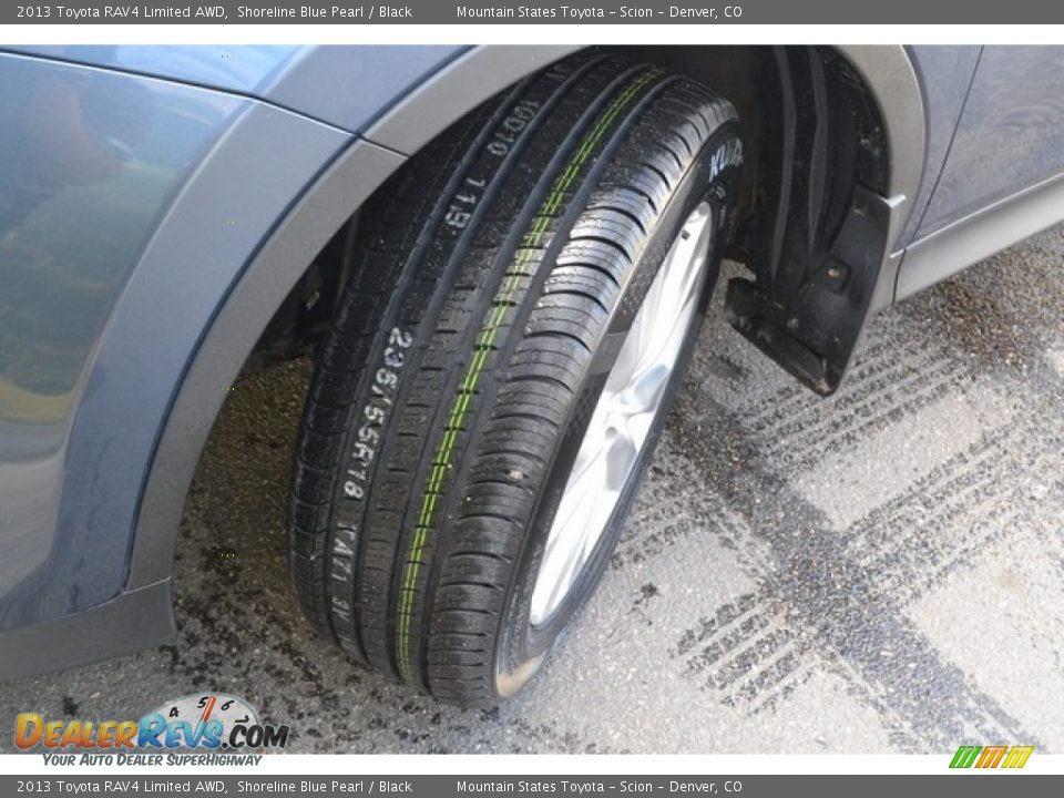2013 Toyota RAV4 Limited AWD Shoreline Blue Pearl / Black Photo #29