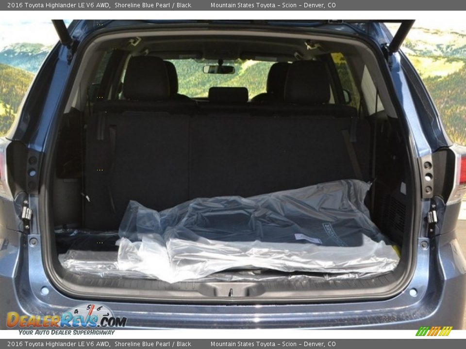 2016 Toyota Highlander LE V6 AWD Shoreline Blue Pearl / Black Photo #9