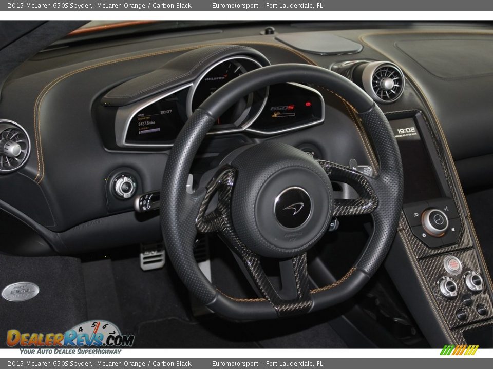 2015 McLaren 650S Spyder Steering Wheel Photo #6