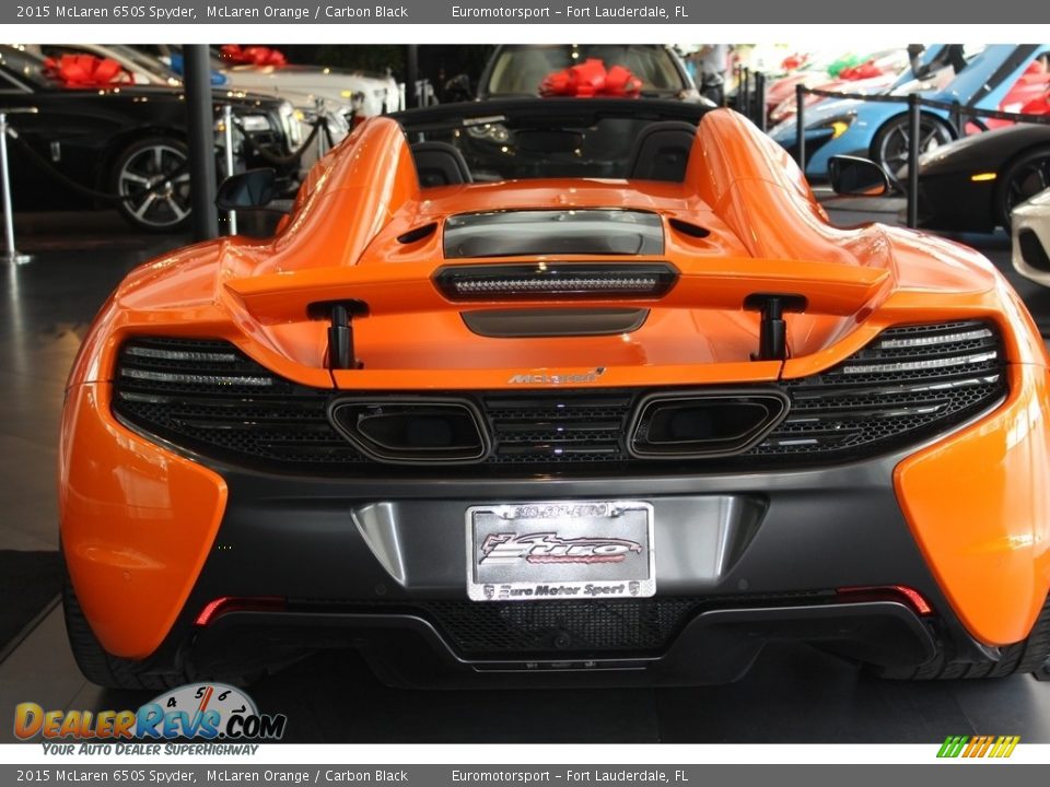 2015 McLaren 650S Spyder McLaren Orange / Carbon Black Photo #27