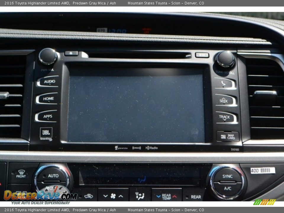 2016 Toyota Highlander Limited AWD Predawn Gray Mica / Ash Photo #6