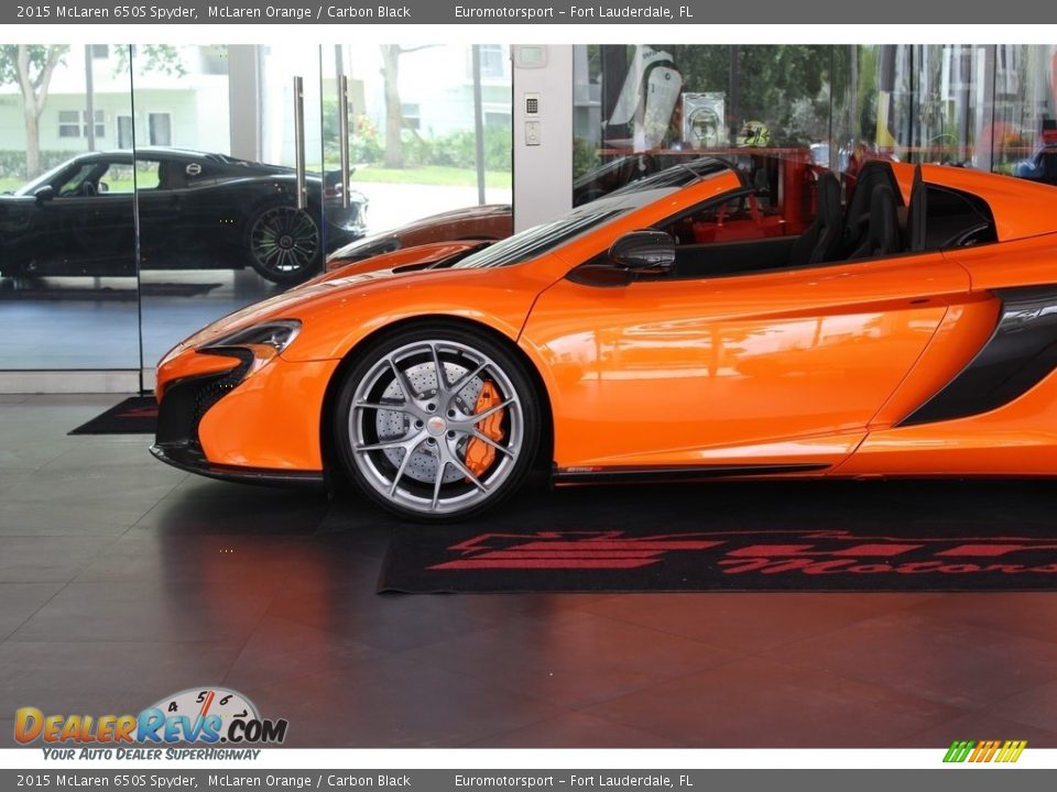 2015 McLaren 650S Spyder McLaren Orange / Carbon Black Photo #62