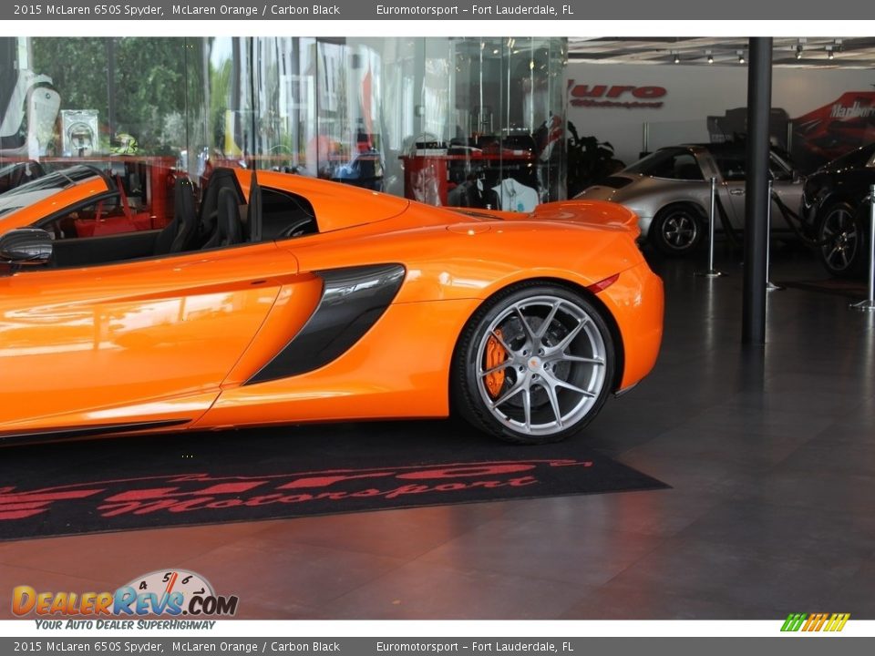 2015 McLaren 650S Spyder McLaren Orange / Carbon Black Photo #63