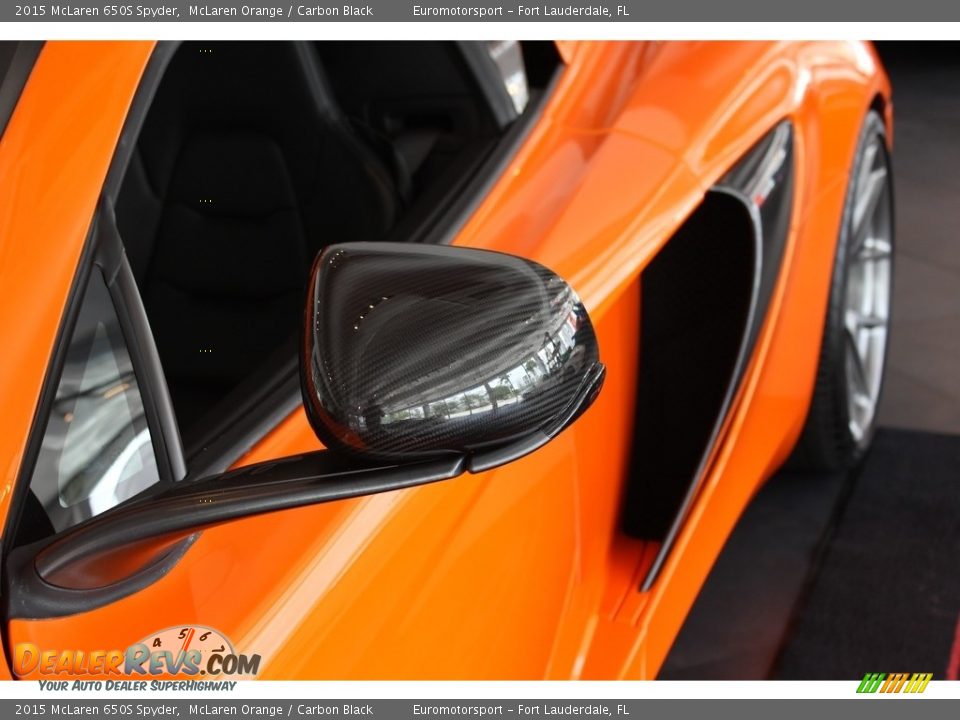 2015 McLaren 650S Spyder McLaren Orange / Carbon Black Photo #70