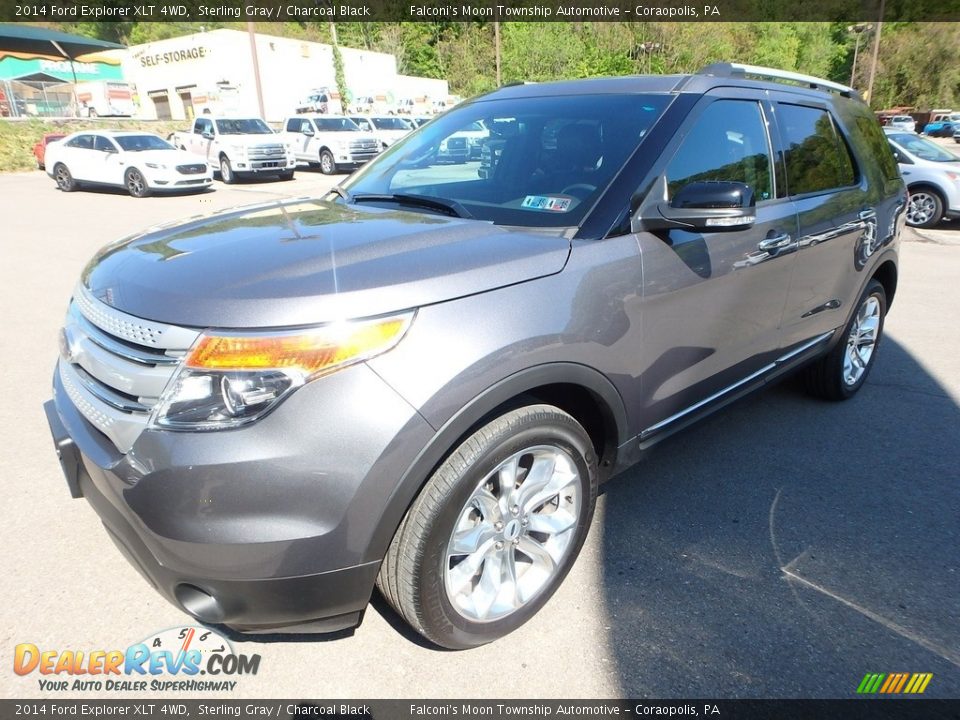 2014 Ford Explorer XLT 4WD Sterling Gray / Charcoal Black Photo #7