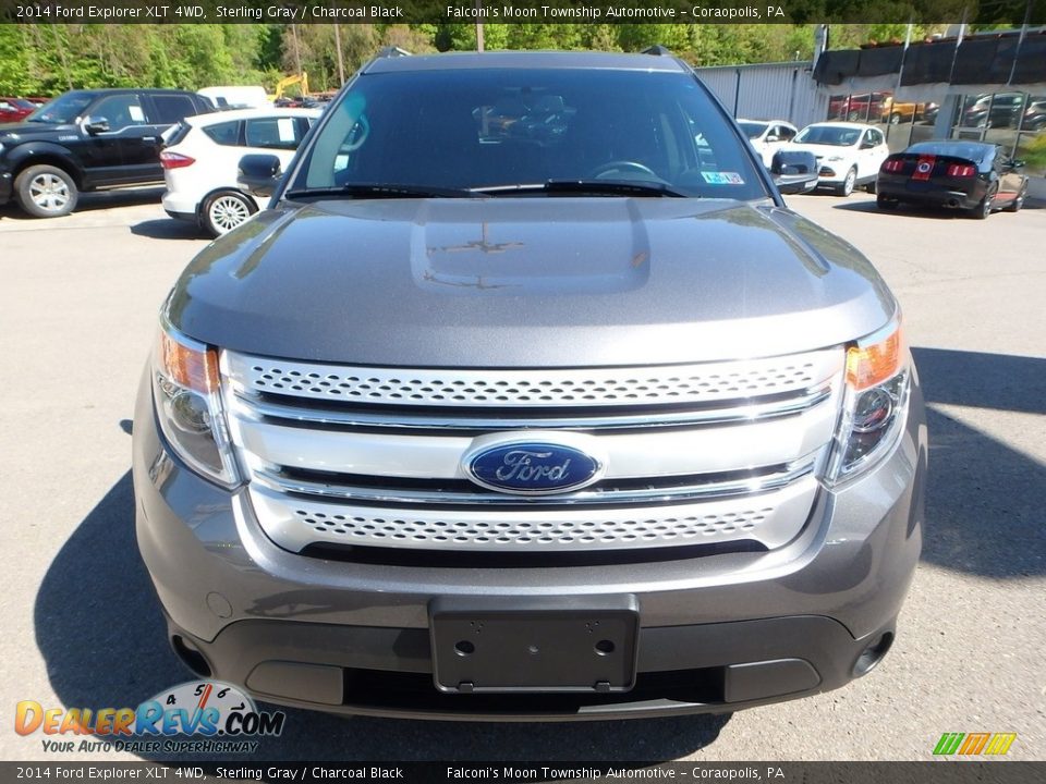 2014 Ford Explorer XLT 4WD Sterling Gray / Charcoal Black Photo #8