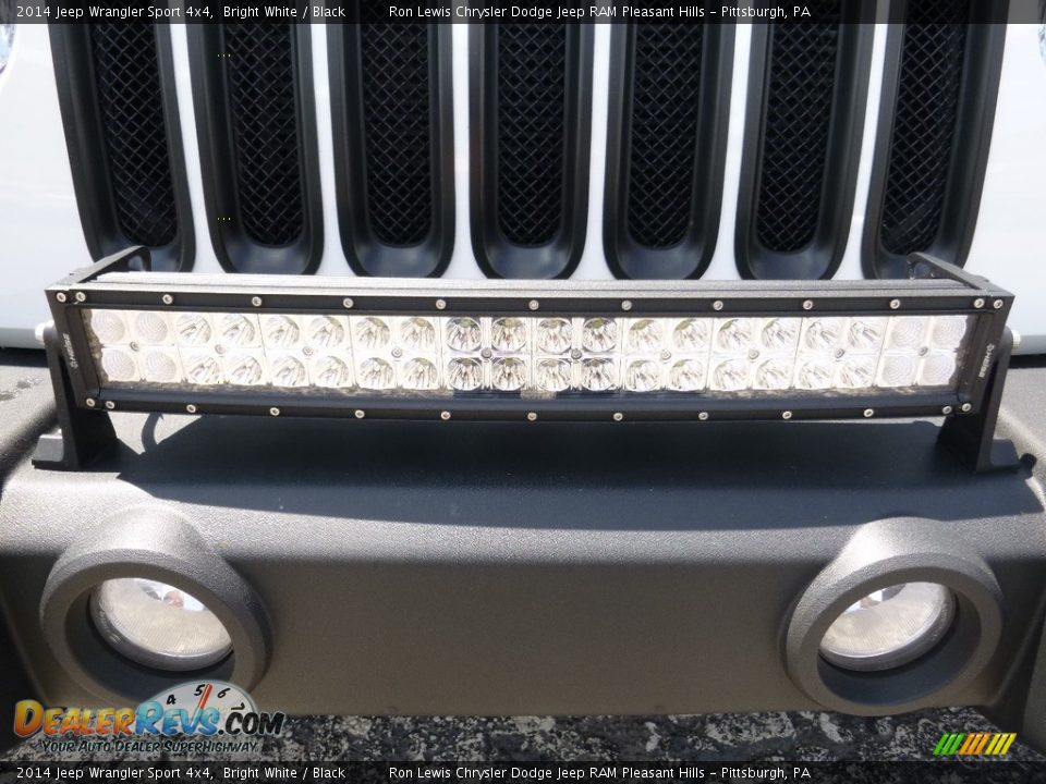 2014 Jeep Wrangler Sport 4x4 Bright White / Black Photo #9