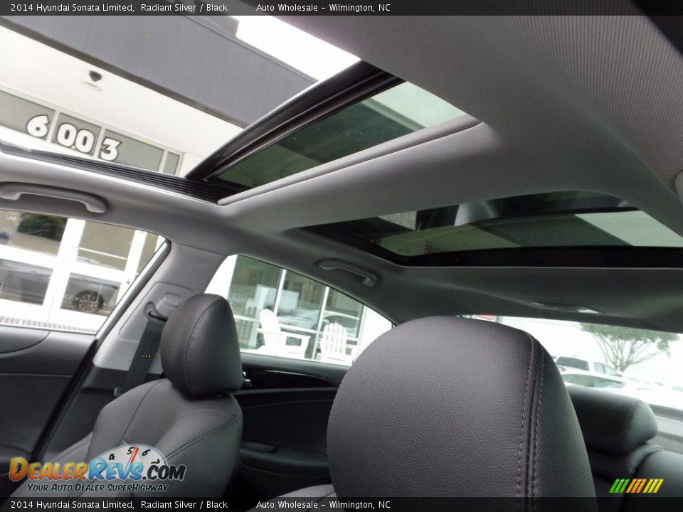 2014 Hyundai Sonata Limited Radiant Silver / Black Photo #11