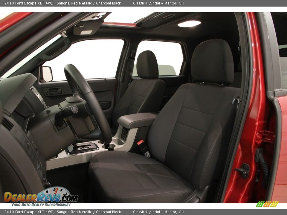 2010 Ford Escape XLT 4WD Sangria Red Metallic / Charcoal Black Photo #5