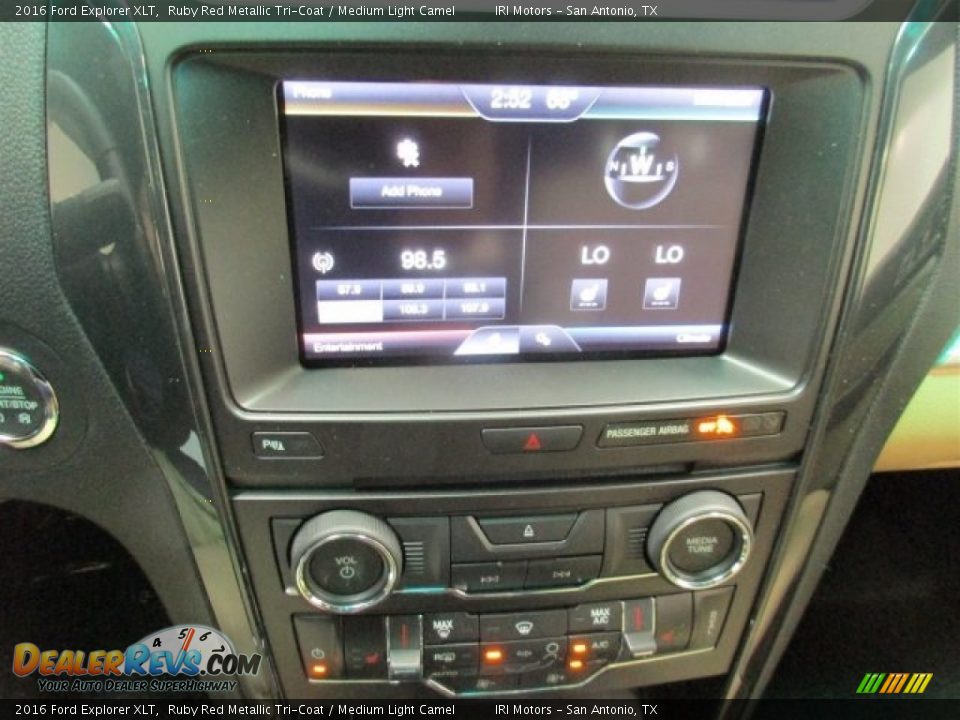 2016 Ford Explorer XLT Ruby Red Metallic Tri-Coat / Medium Light Camel Photo #22