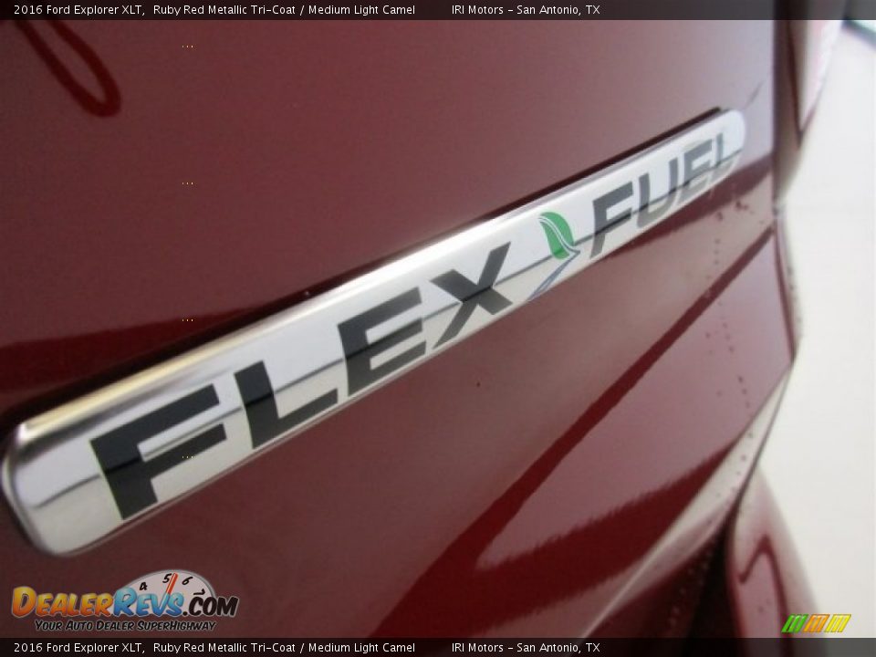 2016 Ford Explorer XLT Ruby Red Metallic Tri-Coat / Medium Light Camel Photo #29