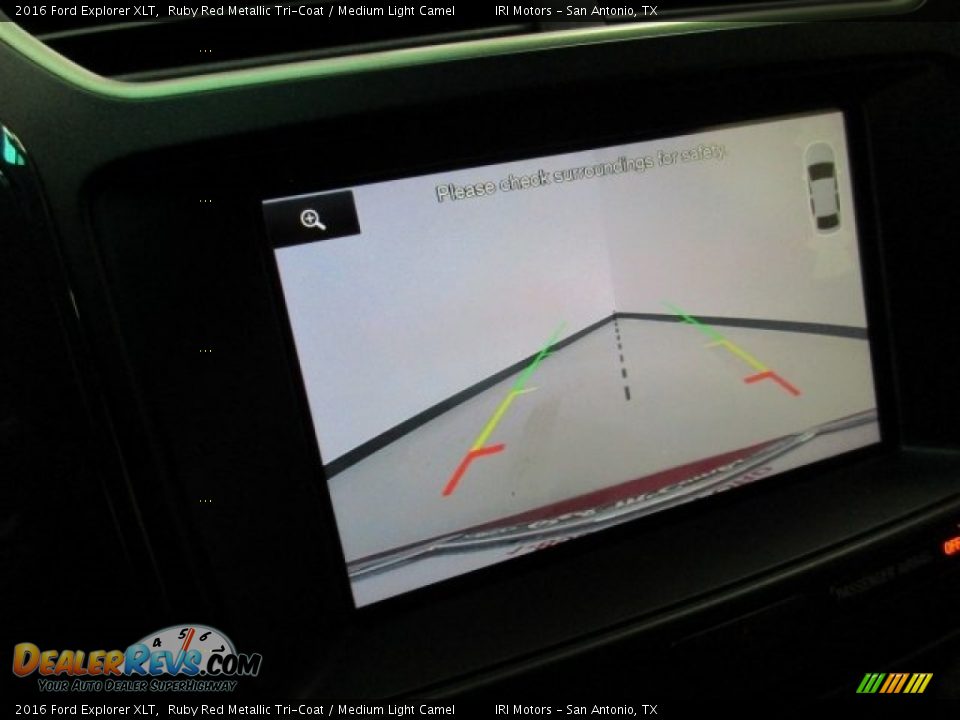 2016 Ford Explorer XLT Ruby Red Metallic Tri-Coat / Medium Light Camel Photo #33