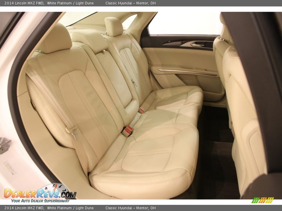 2014 Lincoln MKZ FWD White Platinum / Light Dune Photo #15