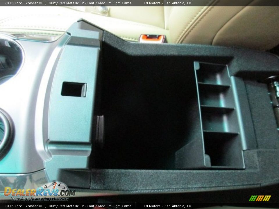 2016 Ford Explorer XLT Ruby Red Metallic Tri-Coat / Medium Light Camel Photo #34