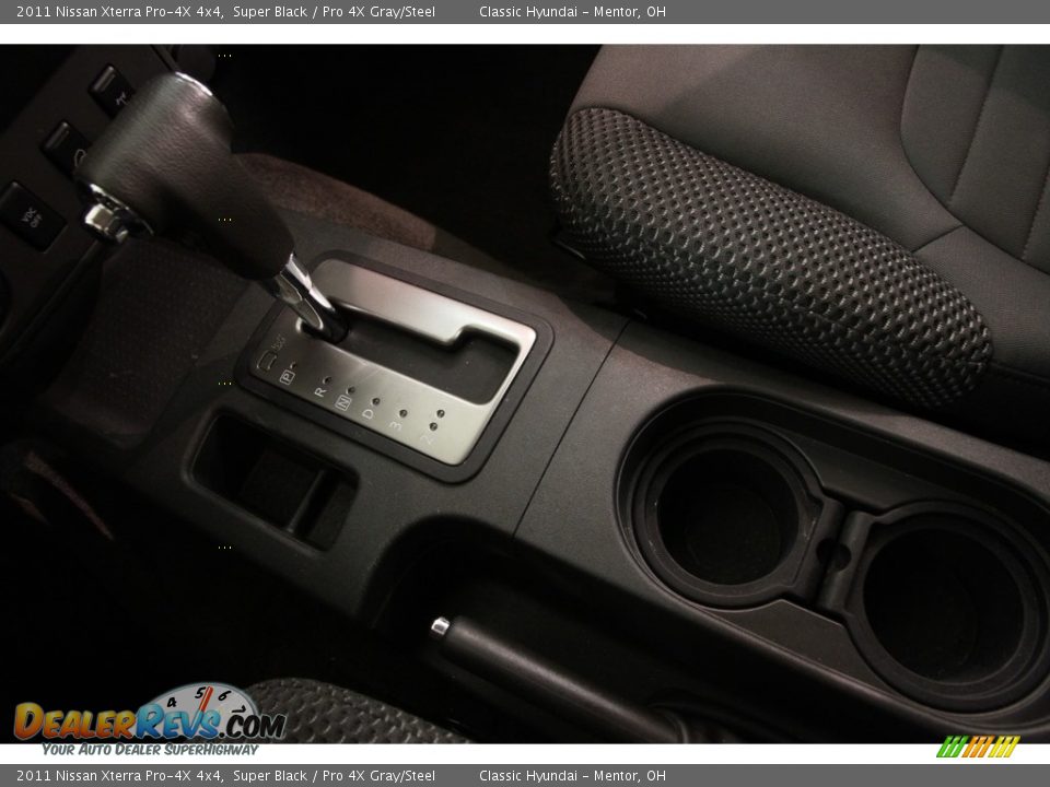 2011 Nissan Xterra Pro-4X 4x4 Super Black / Pro 4X Gray/Steel Photo #11