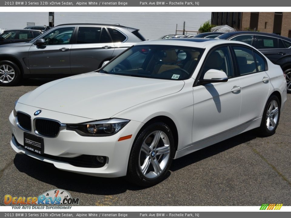 2013 BMW 3 Series 328i xDrive Sedan Alpine White / Venetian Beige Photo #7