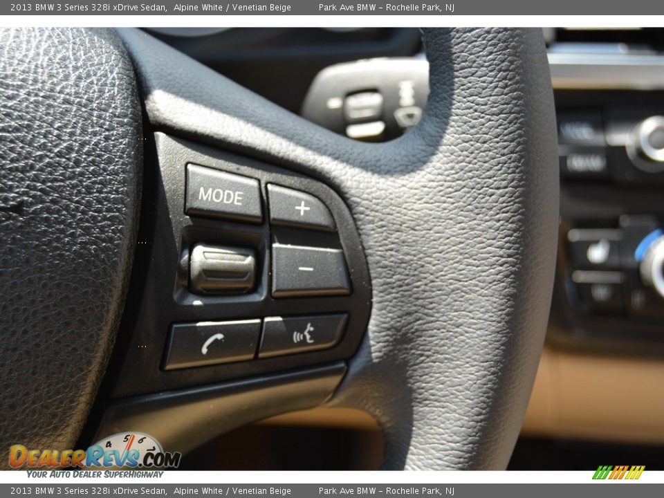2013 BMW 3 Series 328i xDrive Sedan Alpine White / Venetian Beige Photo #21