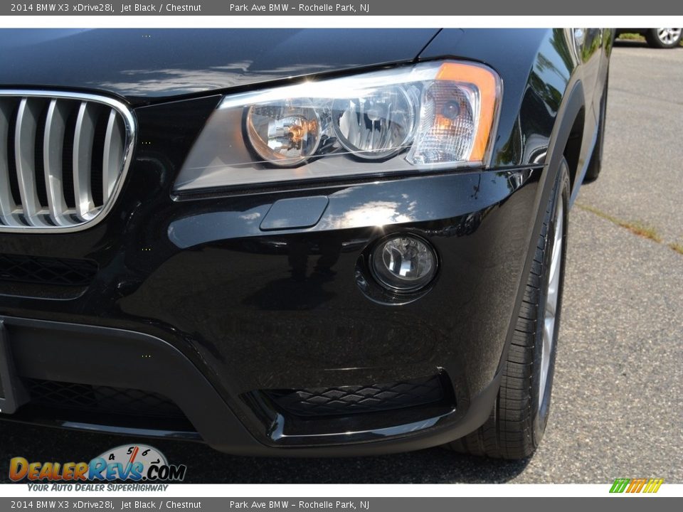 2014 BMW X3 xDrive28i Jet Black / Chestnut Photo #32