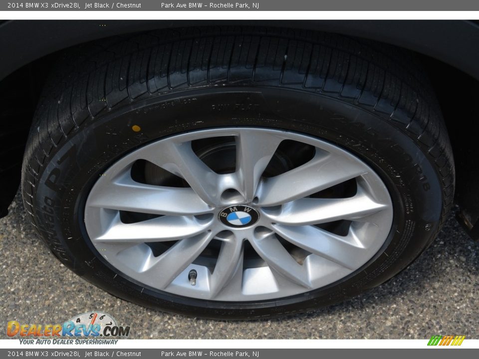 2014 BMW X3 xDrive28i Jet Black / Chestnut Photo #34