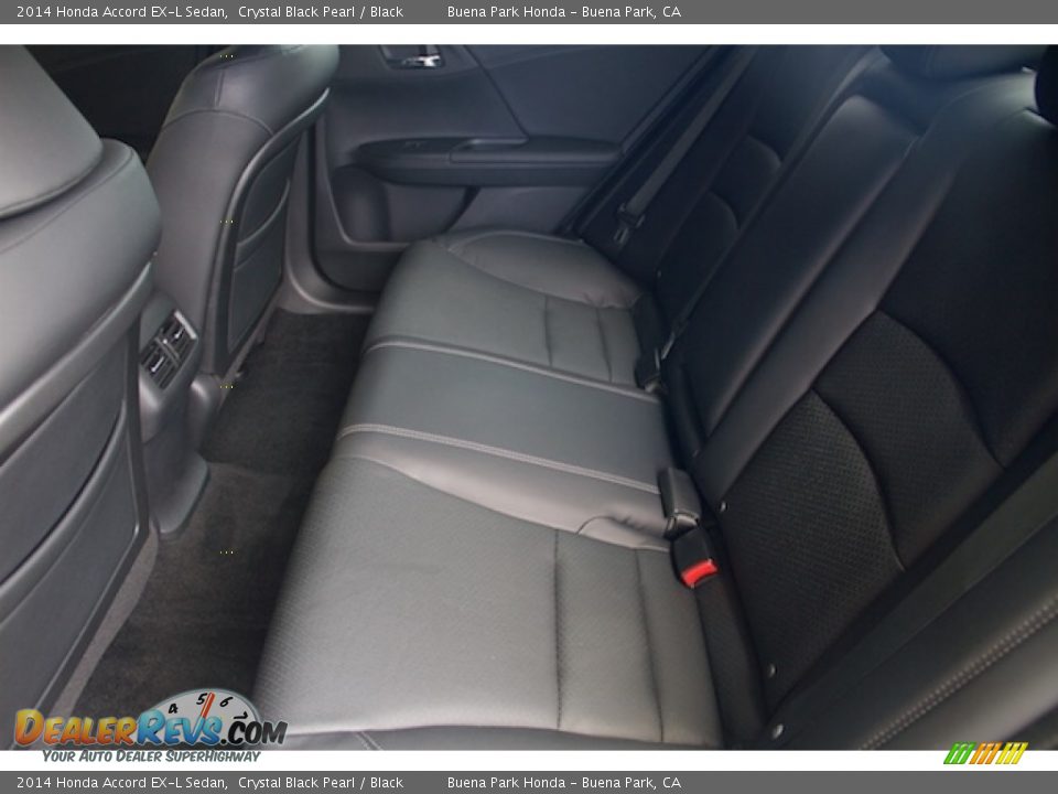 2014 Honda Accord EX-L Sedan Crystal Black Pearl / Black Photo #4
