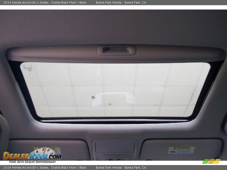 2014 Honda Accord EX-L Sedan Crystal Black Pearl / Black Photo #15