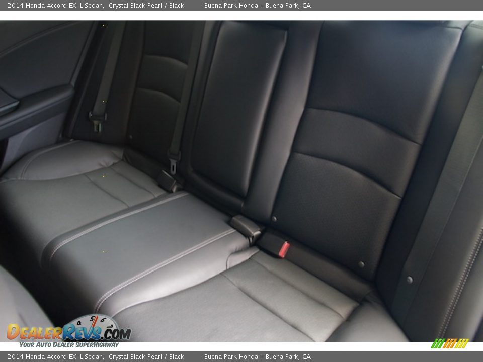 2014 Honda Accord EX-L Sedan Crystal Black Pearl / Black Photo #16