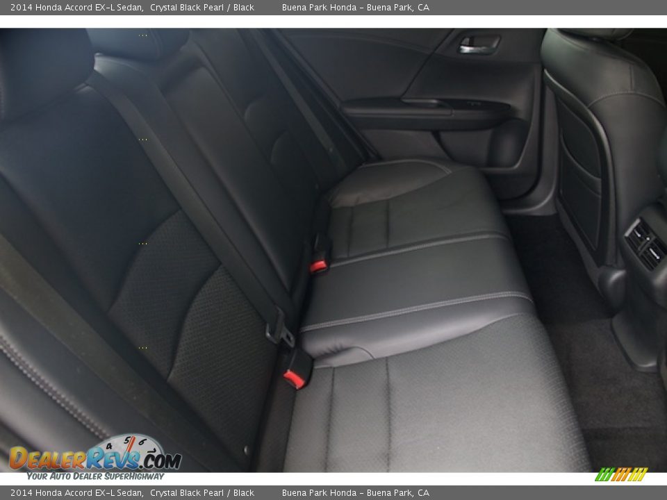 2014 Honda Accord EX-L Sedan Crystal Black Pearl / Black Photo #17