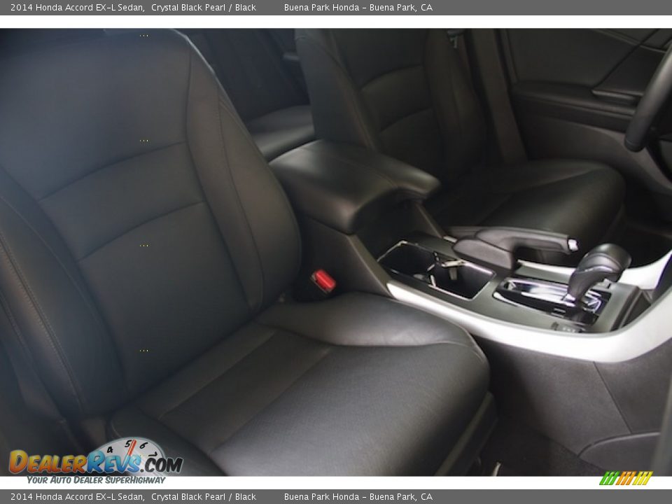 2014 Honda Accord EX-L Sedan Crystal Black Pearl / Black Photo #20