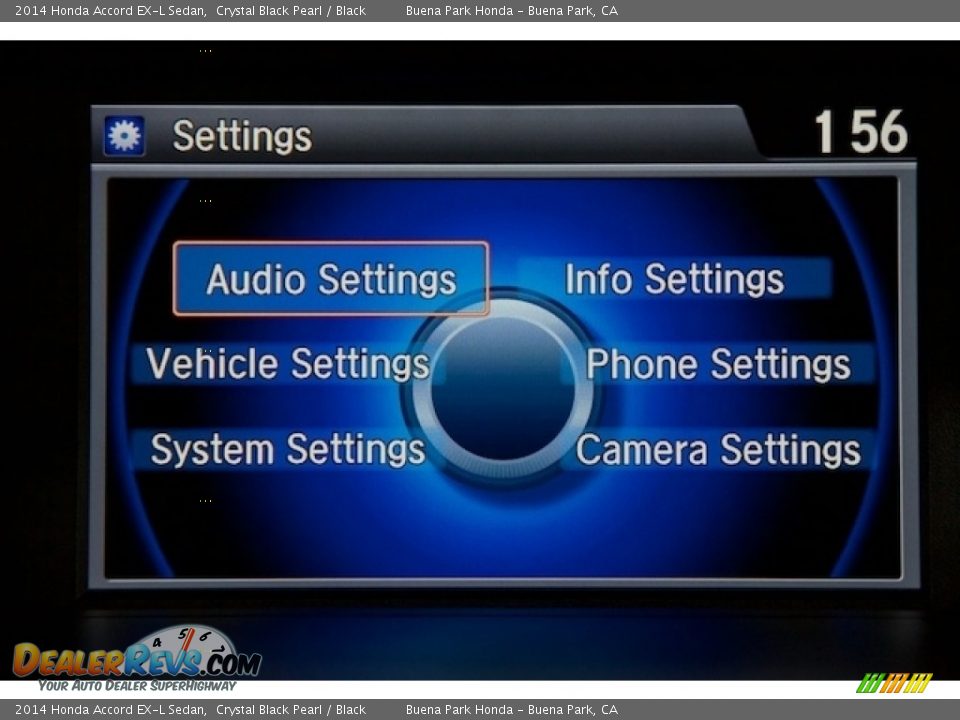 2014 Honda Accord EX-L Sedan Crystal Black Pearl / Black Photo #21
