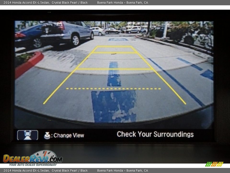 2014 Honda Accord EX-L Sedan Crystal Black Pearl / Black Photo #23