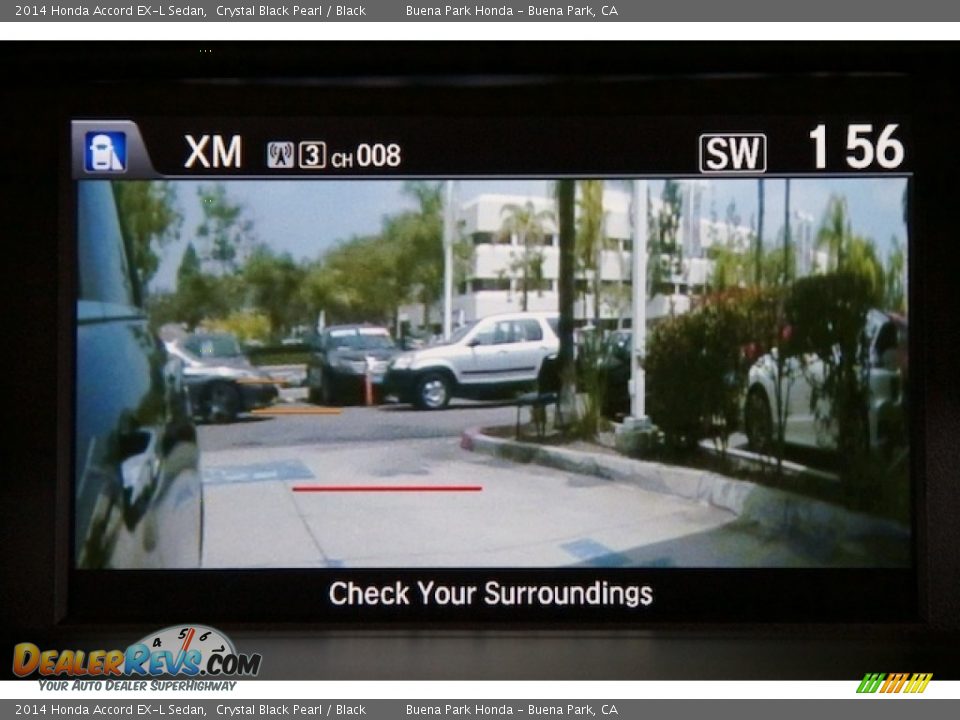 2014 Honda Accord EX-L Sedan Crystal Black Pearl / Black Photo #24