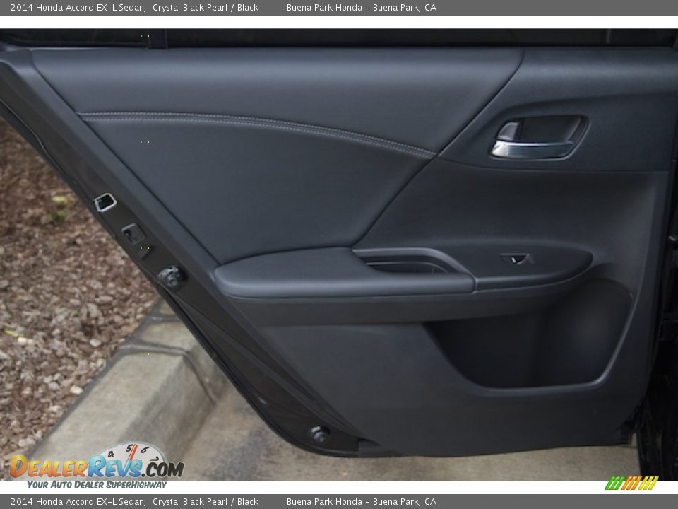 2014 Honda Accord EX-L Sedan Crystal Black Pearl / Black Photo #27