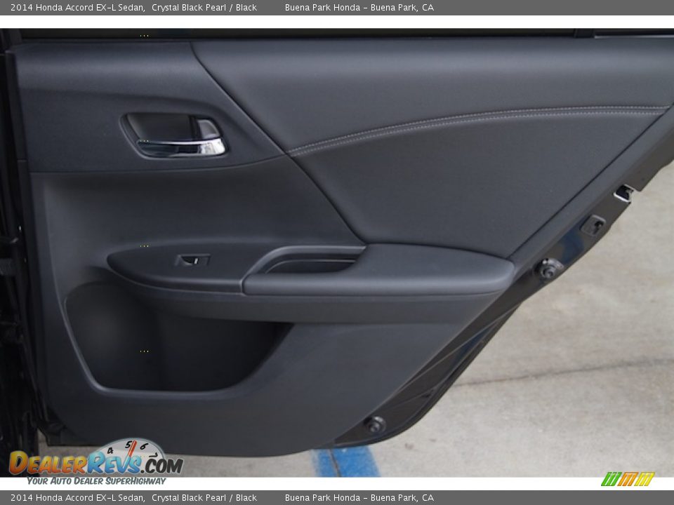 2014 Honda Accord EX-L Sedan Crystal Black Pearl / Black Photo #28