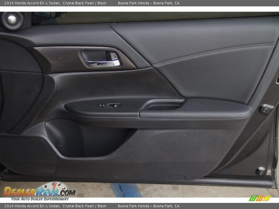 2014 Honda Accord EX-L Sedan Crystal Black Pearl / Black Photo #29