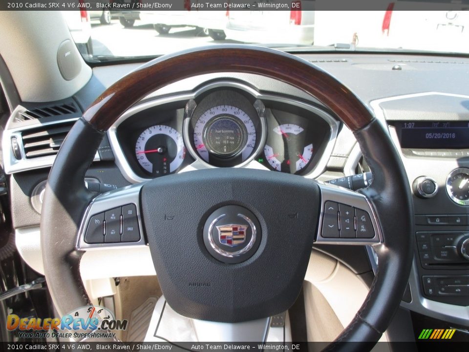 2010 Cadillac SRX 4 V6 AWD Black Raven / Shale/Ebony Photo #12