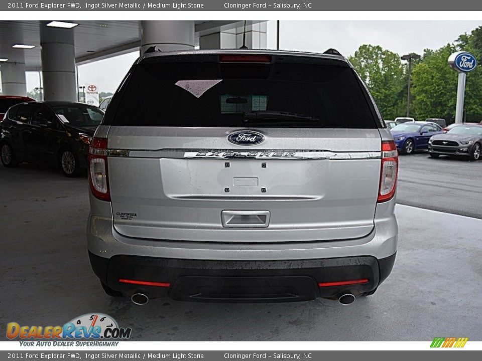 2011 Ford Explorer FWD Ingot Silver Metallic / Medium Light Stone Photo #4
