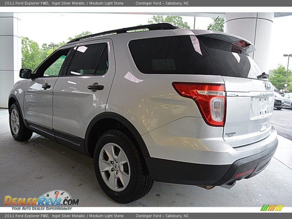 2011 Ford Explorer FWD Ingot Silver Metallic / Medium Light Stone Photo #5