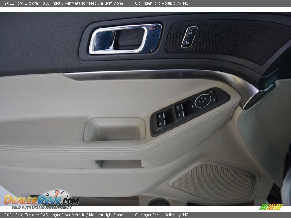 2011 Ford Explorer FWD Ingot Silver Metallic / Medium Light Stone Photo #8
