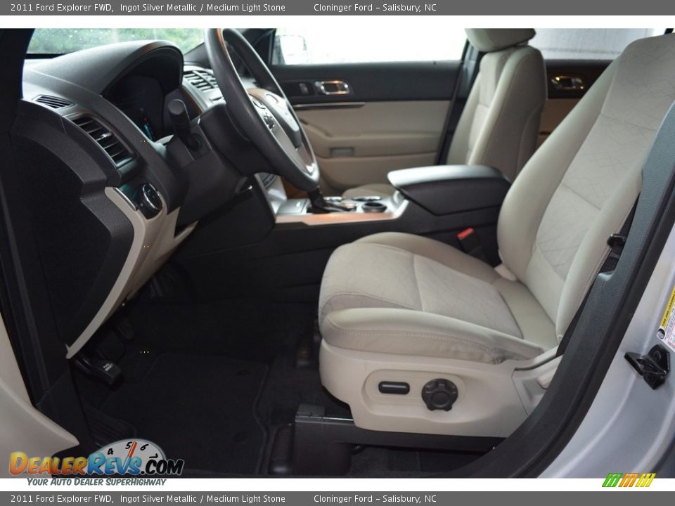 2011 Ford Explorer FWD Ingot Silver Metallic / Medium Light Stone Photo #9