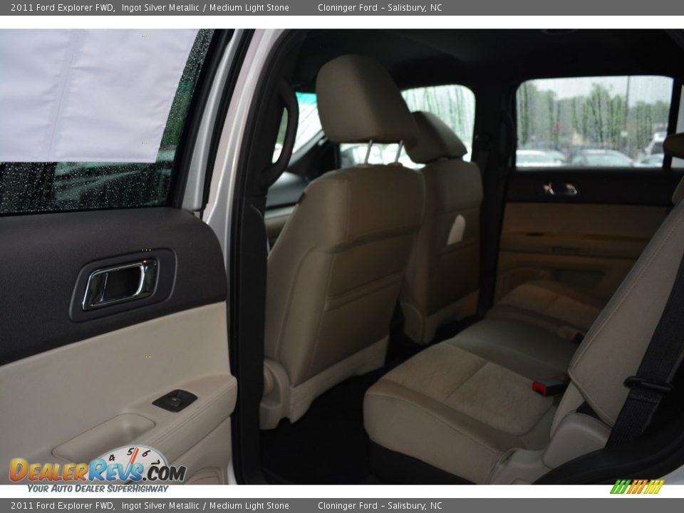 2011 Ford Explorer FWD Ingot Silver Metallic / Medium Light Stone Photo #11