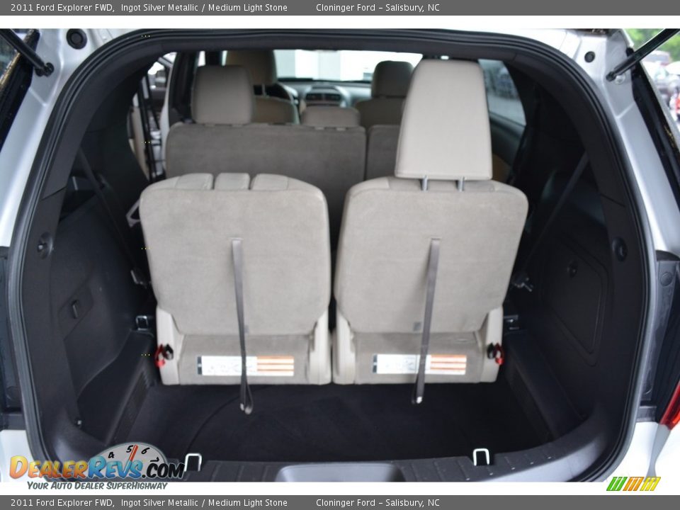 2011 Ford Explorer FWD Ingot Silver Metallic / Medium Light Stone Photo #12