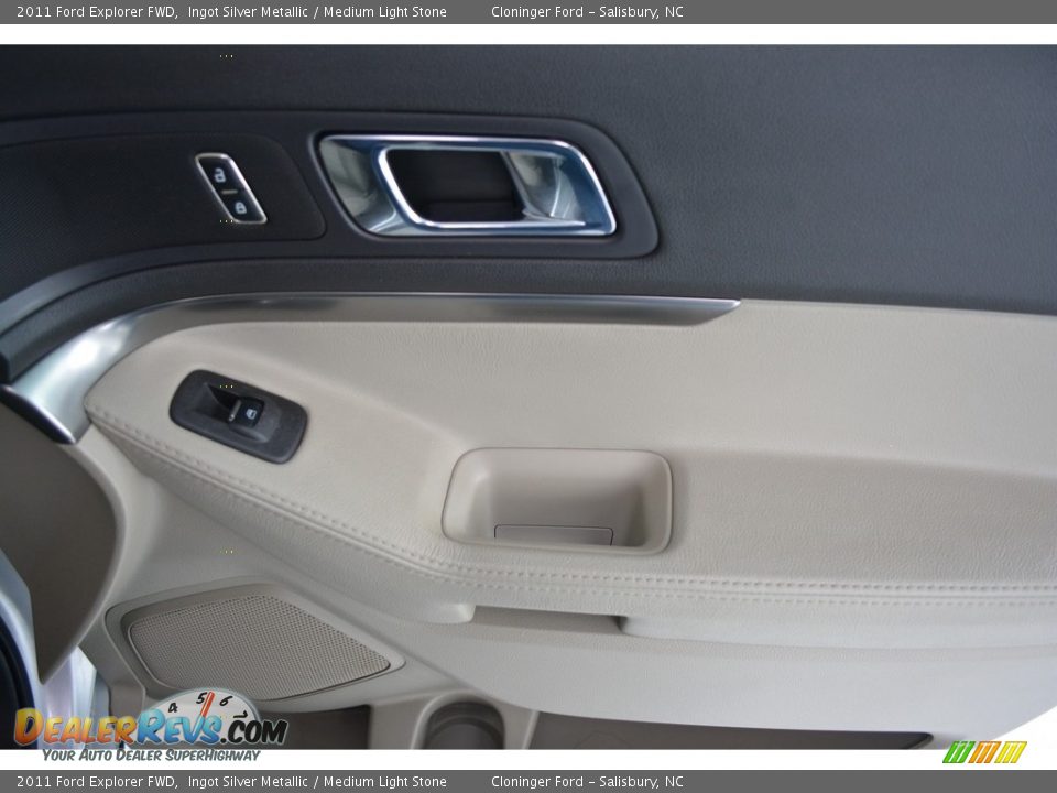 2011 Ford Explorer FWD Ingot Silver Metallic / Medium Light Stone Photo #14
