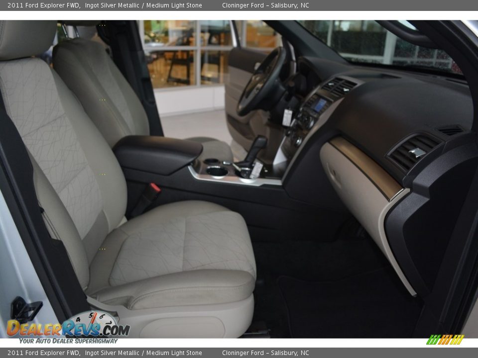 2011 Ford Explorer FWD Ingot Silver Metallic / Medium Light Stone Photo #15