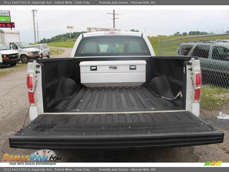 2011 Ford F150 XL SuperCab 4x4 Oxford White / Steel Gray Photo #6