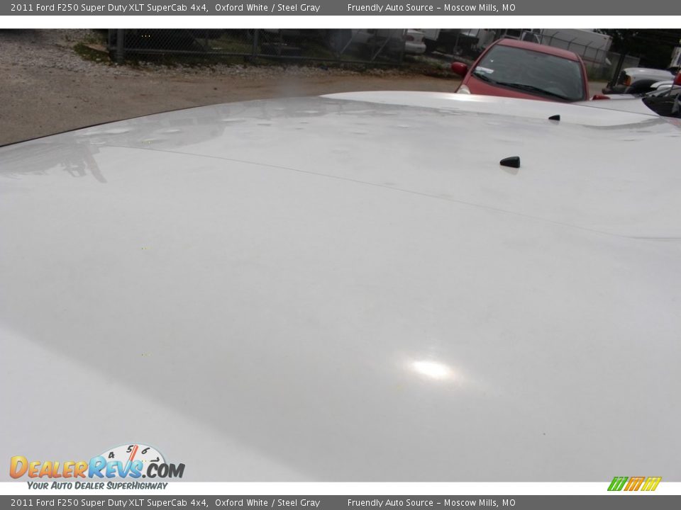 2011 Ford F250 Super Duty XLT SuperCab 4x4 Oxford White / Steel Gray Photo #8