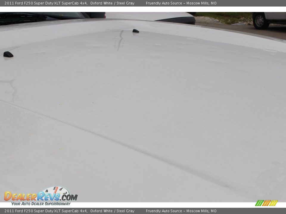 2011 Ford F250 Super Duty XLT SuperCab 4x4 Oxford White / Steel Gray Photo #12