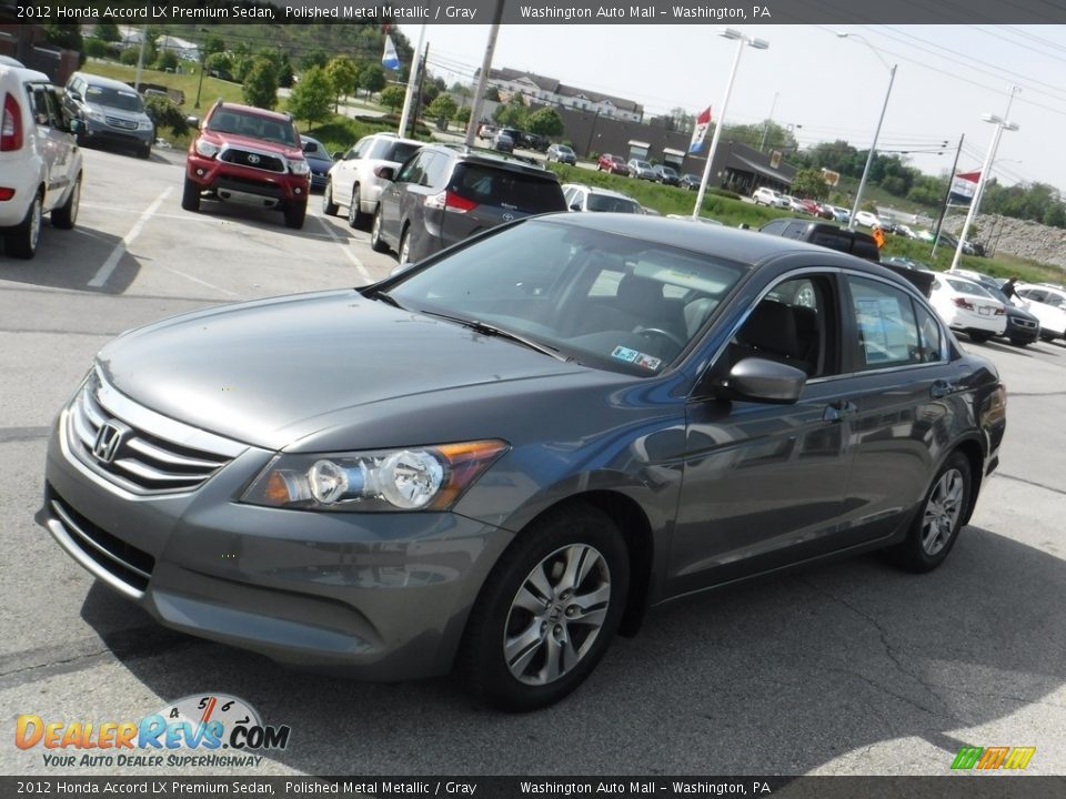 2012 Honda Accord LX Premium Sedan Polished Metal Metallic / Gray Photo #4