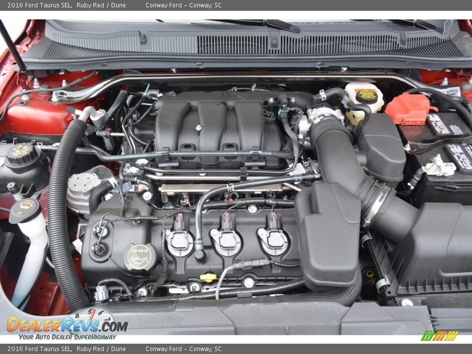 2016 Ford Taurus SEL 3.5 Liter DOHC 24-Valve Ti-VCT V6 Engine Photo #10