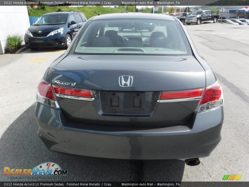 2012 Honda Accord LX Premium Sedan Polished Metal Metallic / Gray Photo #8